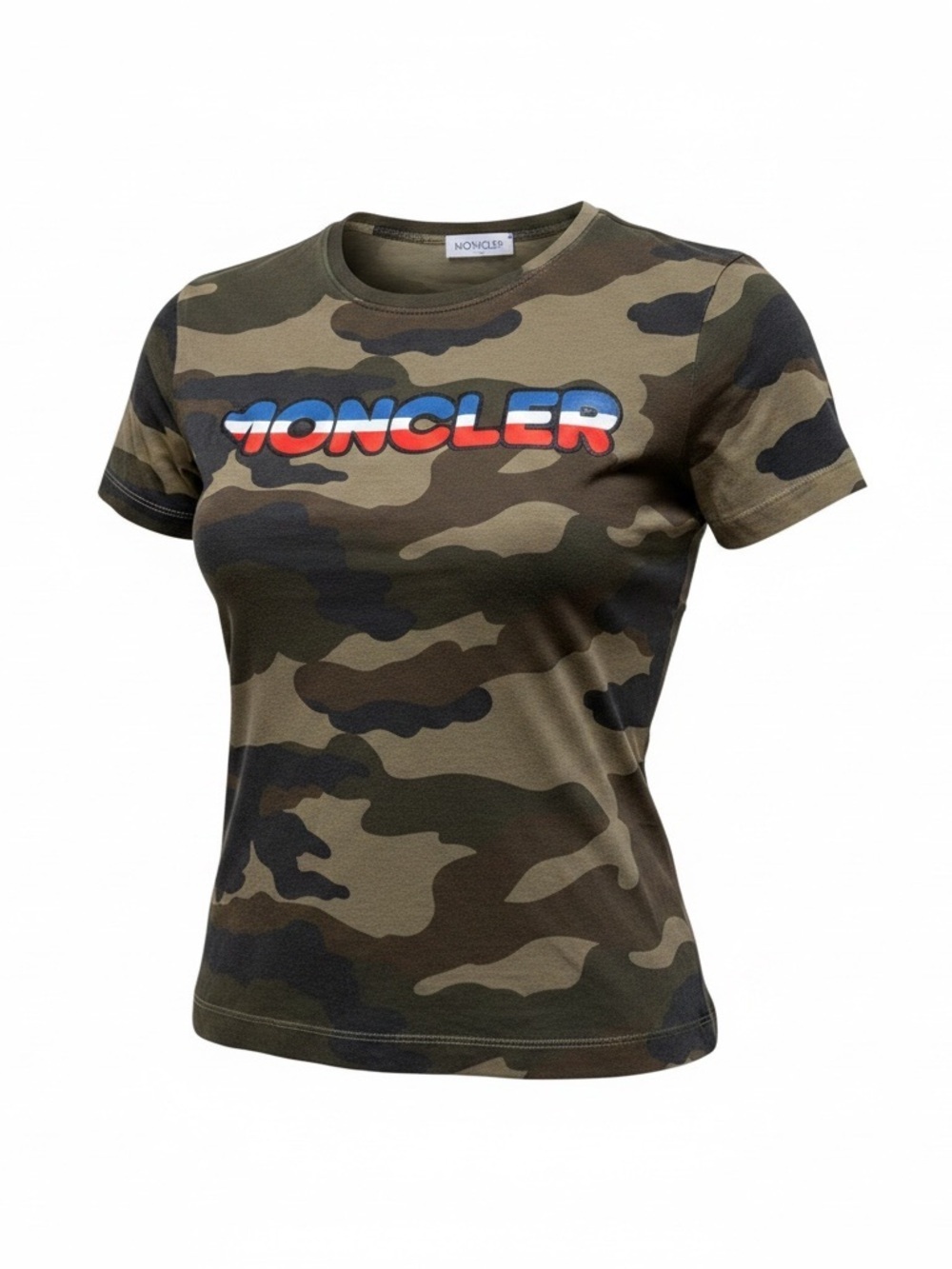 Moncler Unisex Maglia T-shirt Tee with logo - Small